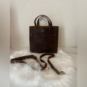 Used PORTLAND LEATHER GOODS Canyon Mini crossbody tote